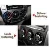 For Nissan Qashqai 2012 Aluminum Alloy Air Conditioning Knob 3pcs/set AC Knob Heat Control Switch Button Knob Car Styling 5