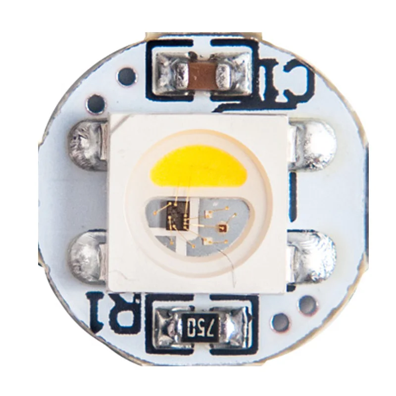 10~ 200 шт. WS2812B светодиодный чип с теплоотводом платы черный/белый PCB(10 мм* 3 мм) DC5V WS2811 IC WS2813 IC 5050 SMD RGB LED SK6812 RGBW - Испускаемый цвет: SK6812RGB CW