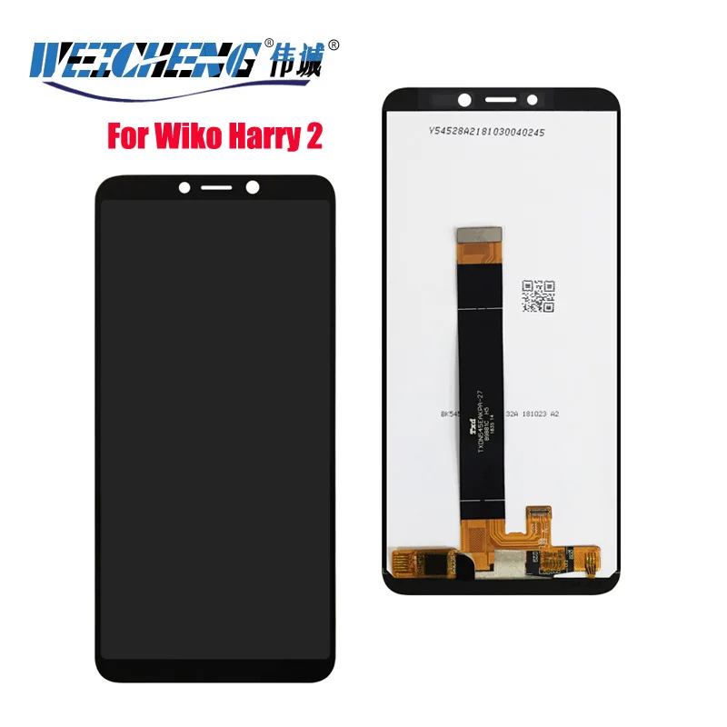 

LCD Display and Touch Sensor Screen Digitizer Glass Panel for Wiko Harry 2 1440*720 5.45 inches