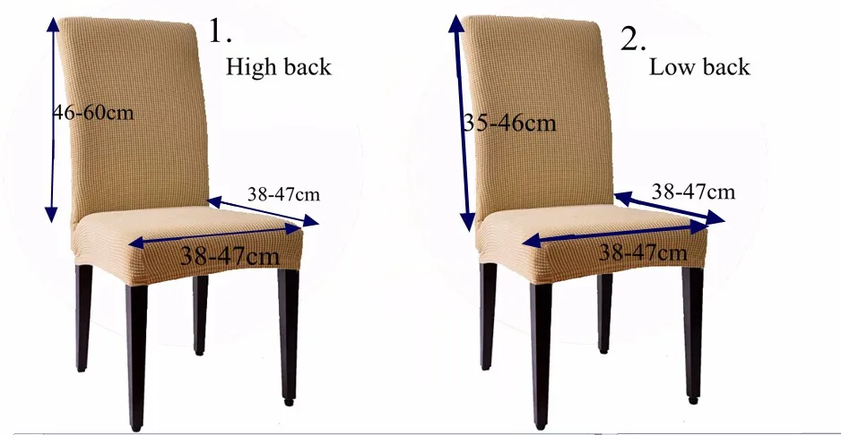 1 шт. качество трикотажные Ткань спандекс Чехлы для стульев утолщенной стрейч обеденный Чехлы для стульев S для вечеринок и торжеств индивидуальные Чехлы для стульев s