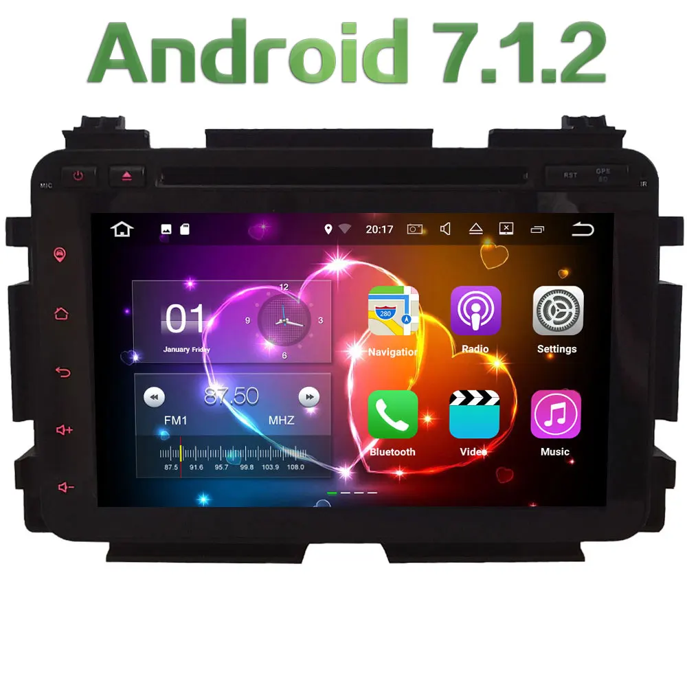 8 Android 7 1 Quad Core 2GB RAM 4G WiFi font b Multimedia b font Car