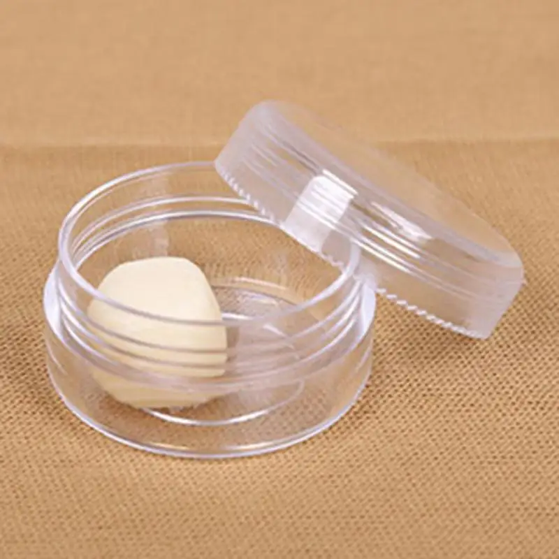 

12PCS 5ml Small Clear Plastic Empty Cosmetic Sample Containers Jars Pots Small Makeup Make Up Tool