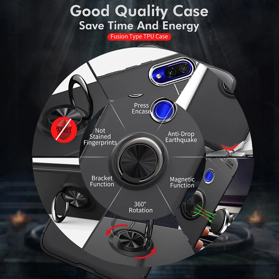 Global Xiaomi Redmi Note 7 Pro Case Redmi Note 6 5 K20 Pro Cover Invisible Ring Bracket Phone Xiomi Redmi S2 6A Cases Mi 9 SE Global Xiaomi Redmi Note 7 Pro Case Redmi Note 6 5 K20 Pro Cover Invisible Ring Bracket Phone Xiomi Redmi S2 6A Cases Mi 9 SE