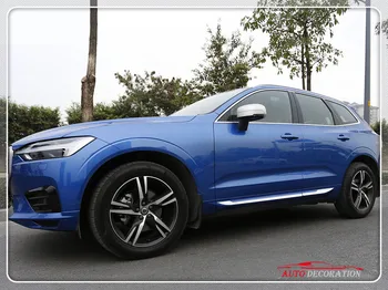 

for VOLVO XC60 2018 Accessories Exterior Car-styling Stainless Car Door Body Moulding Cover 4pcs
