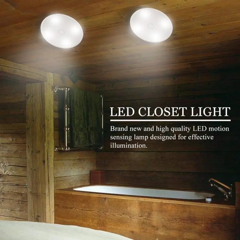 

Infrared Body Induction Night Light 4LED Sensor Under Cabinet Light For Kitchen Closet Cabinet Wardrobe Cupboard Lamp Lighting