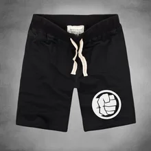 Marvels мужские шорты супергерой Халк стиль короткие штаны Бодибилдинг Человек тренировки хлопок классические повседневные шорты с карманом