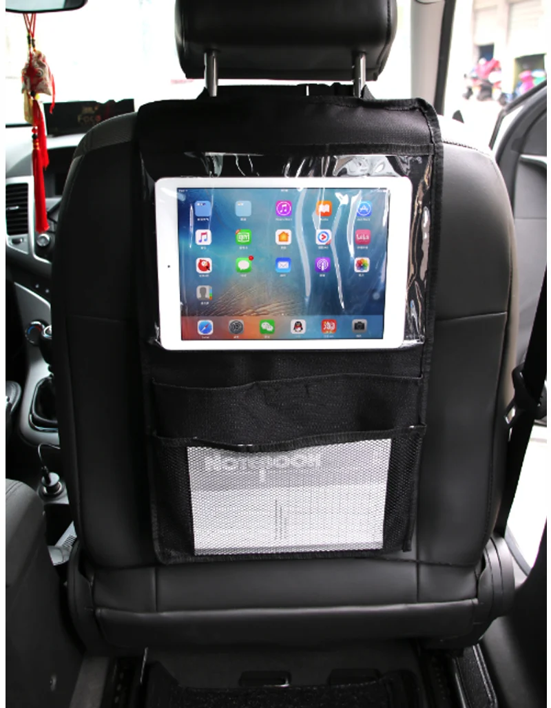 

2018 Car Oxford Cloth Seat Back Storage Bag Drink Phone Organizer Nets Car Style Durable Car Accessories Interior Mass Supplies