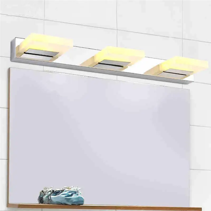 

35CM Stainless Steel 6W LED Mirror Front Light Bathroom Wall Lamp Wall Mounted LED Bathroom Mirror Wall Light Lamp