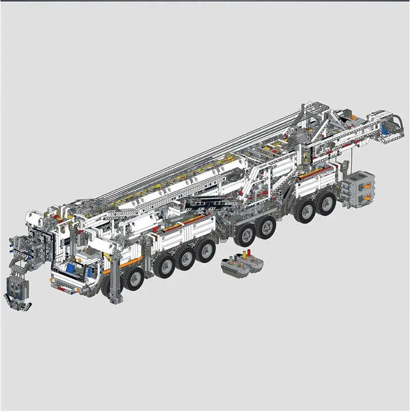 Discount 2019 New MOC Power Mobile Crane Building LTM11200 RC Technic Motor  legoing Kits Blocks Bricks birthday diy toy Gift 4
