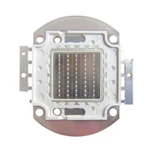 1 шт. высокое Мощность 50 Вт 32 В 1500MA ярко-синий 460nm smd led светать Запчасти роста растений лампа