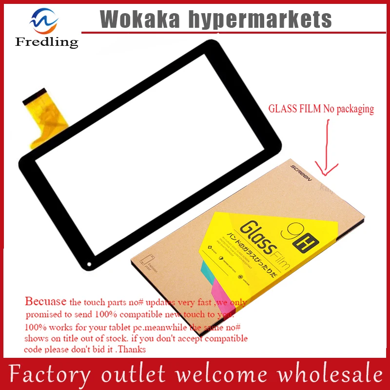 Tempered glass protector film for New 9 inch Touch Screen Digitizer Glass For GoClever Quantum 900 234*136mm 50Pin | Компьютеры и офис
