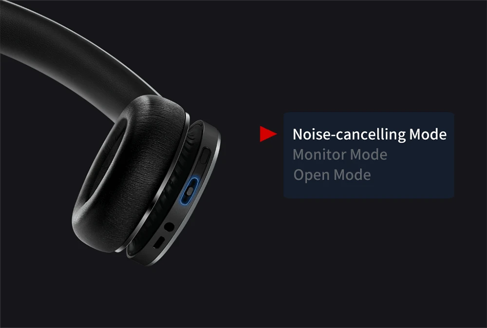 FIIL CANVIIS Headset Wireless Headphones Meteorite Black Intelligent Noise Reduction Intelligent Start and Stop Smart Voice Search Songs Slide Touch (15)