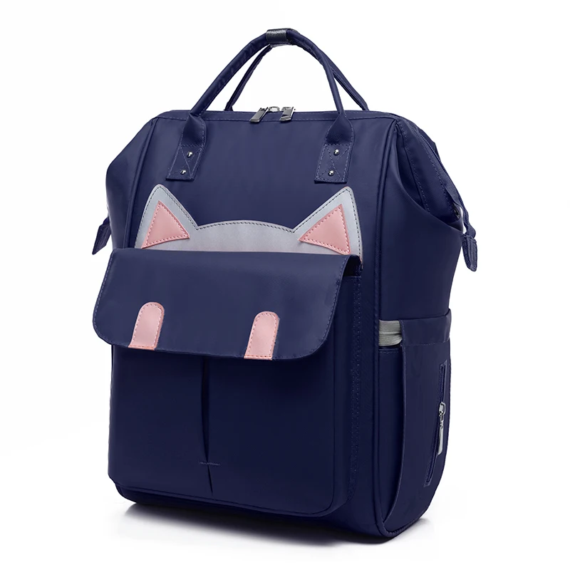 Сумка для подгузников рюкзак с надписью MOM cat мультфильм мать уход большой емкости черная сумка для беременных 4 цвета