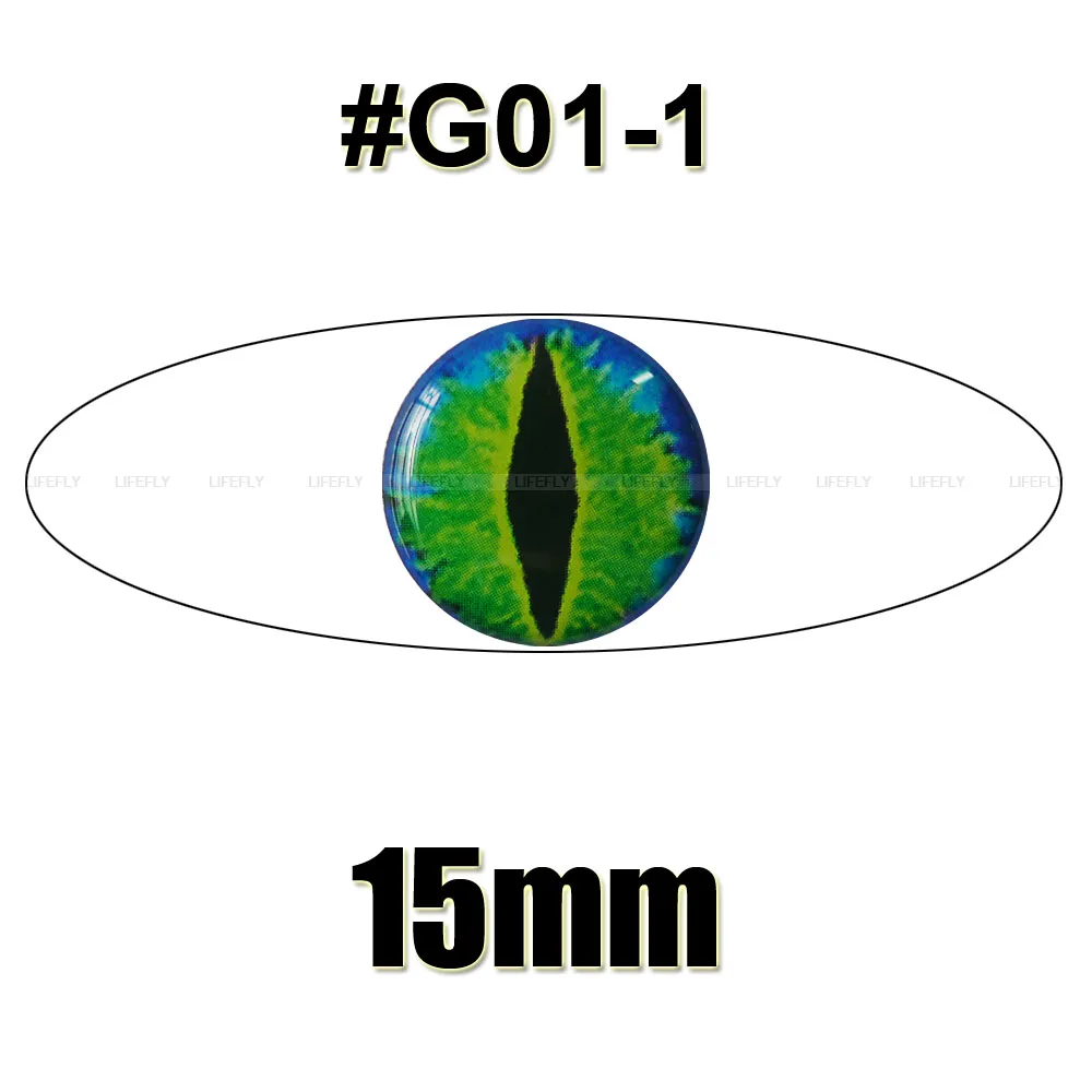 

15mm 3D #G01-1 / Wholesale 150 Soft Molded 3D Holographic Fish Eyes, Fly Tying, Jig, Lure Making