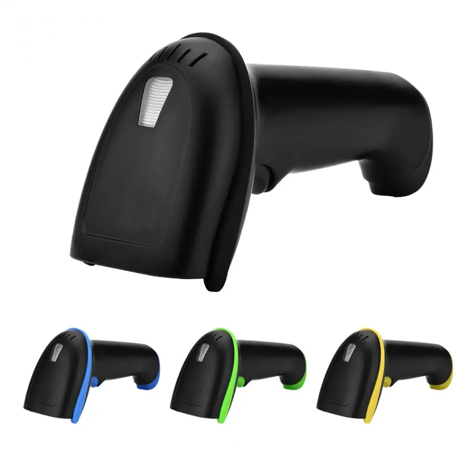 Reader para Android Usb sem Fio Alta Qualidade Handheld 1d Cabo Barcode Scanner Bar Iso Windows Computador Tablet Telefone 2.4 Ghz 2 Fio 1D Cabo Barcode Scanner Bar Reader