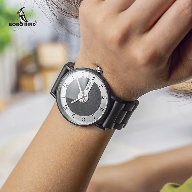 BOBO BIRD Watches Men Quartz Wood Strap Watch Ladies Timepieces relogio masculino Luxury Gift Items V-Q23 DROP SHIPPING