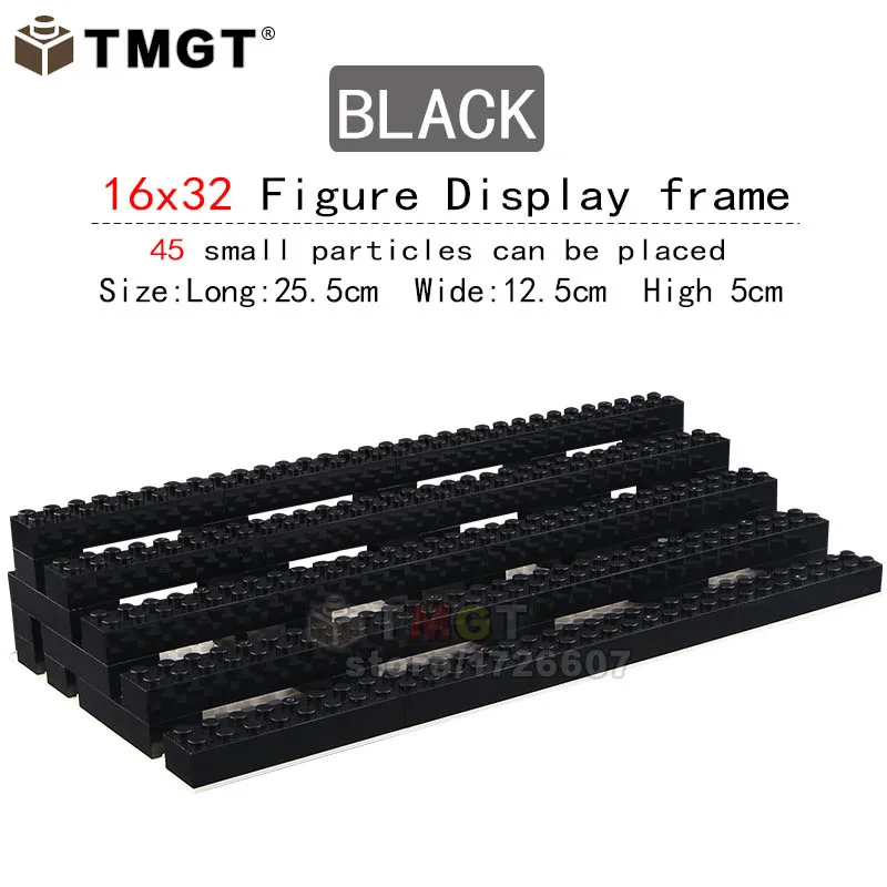 

TMGT Single Sale Exhibition Case Around Display Case Showcase Baseplate Building Blocks Gifts Toys For Children