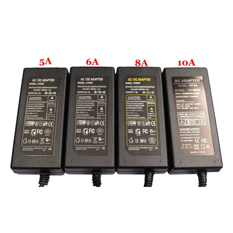 AC100V-240 V к DC 5 V/12 V/24 V 1A 2A 3A 5A 6A 8A 10A светодиодный адаптер питания трансформатор драйвер преобразователя для светодиодный светильник