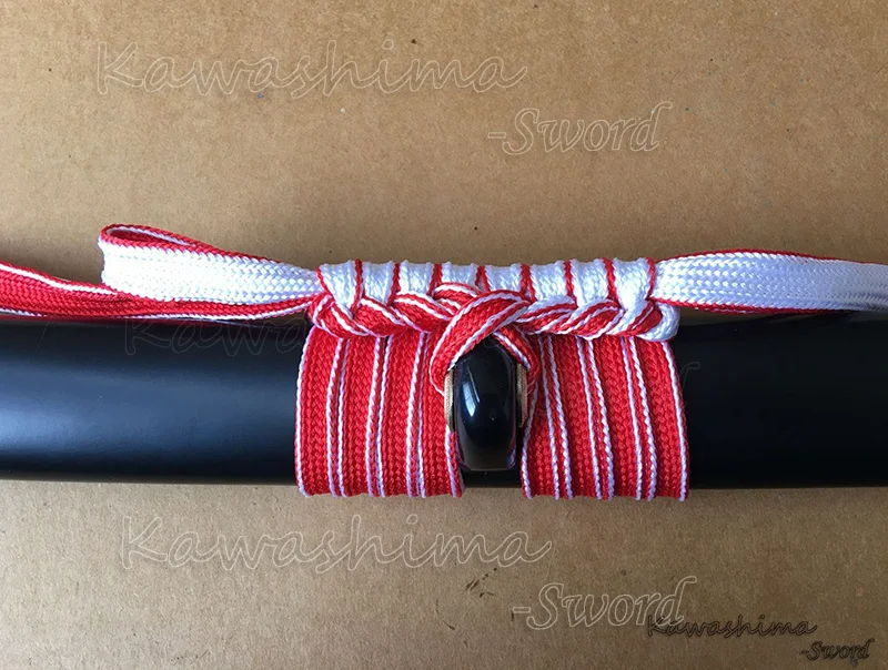 Японский самурайский меч Sageo веревка из полиэстера двухслойный шнур для Saya (Scabbard)