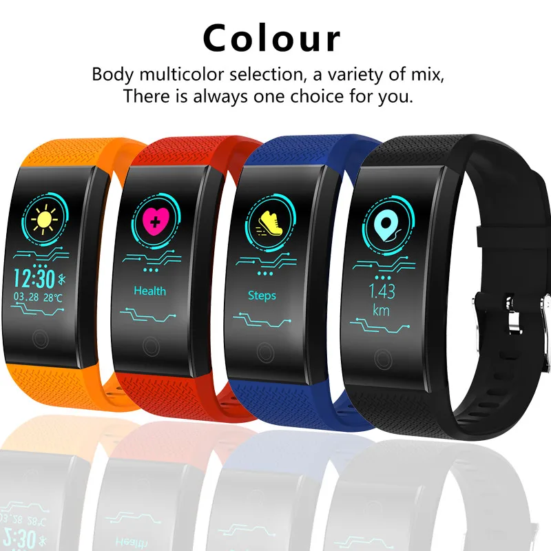 

BANGWEI2018 New Smart Watch Men Waterproof Sport Watch Fitness Heart Rate Monitoring LED Digital Clock Ladies Smart Watch