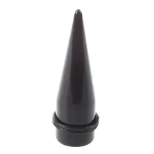 Acrylic Ear Expander Cone rod pluggable expansion 18mm – Black