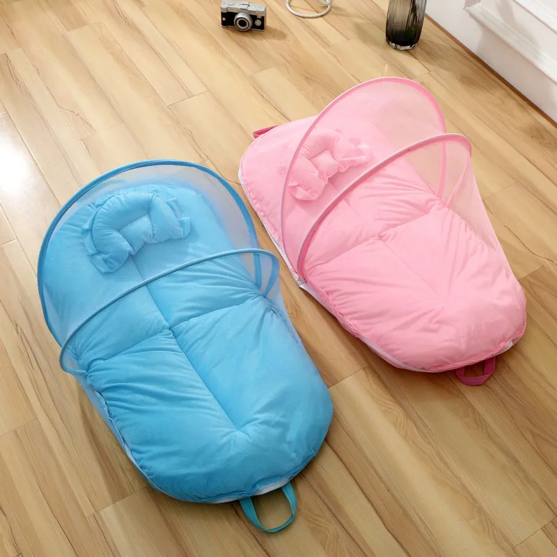 MOTOHOOD Baby Crib Tent Safety Net Crib Netting Cover - Foldable Baby Bed Mosquito Net Tent Kids Nursery baby Accessories (9)