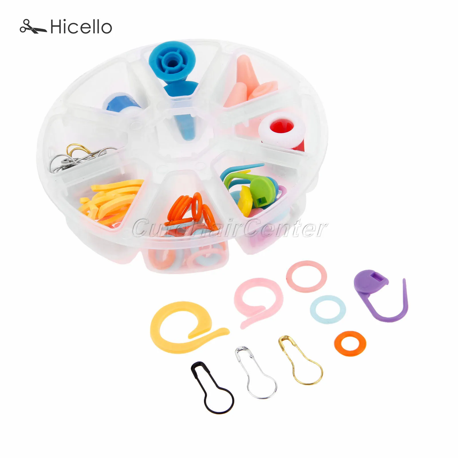 

88pcs/set Knitting Tools with box Mixed Stitch markers pins row counter needle point protector stitch ring with case