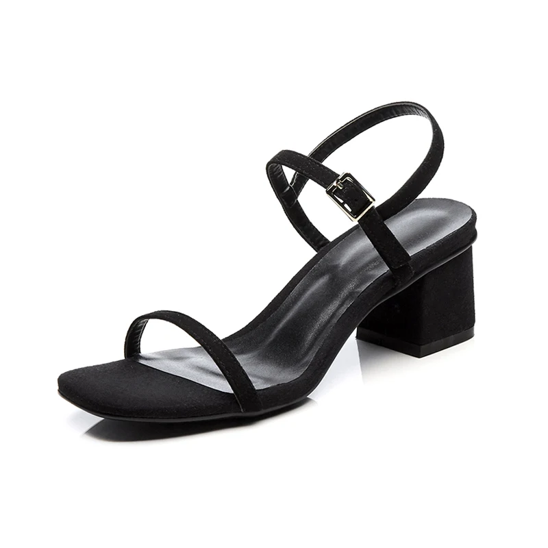 

2019 Ankle Strap Heels Women Sandals Summer Shoes Women Open Toe Chunky High Heels Party Dress Sandals