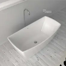 1750X850X630 мм CUPC одобренный акриловый с стекловолокном полимерная Ванна Отдельно Стоящая бесшовная замачивающая Ванна 6033