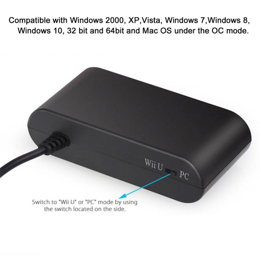 4 Порты и разъёмы джойстик для NGC адаптер Для nintendo wii U& переключатель и ПК игровой аксессуар