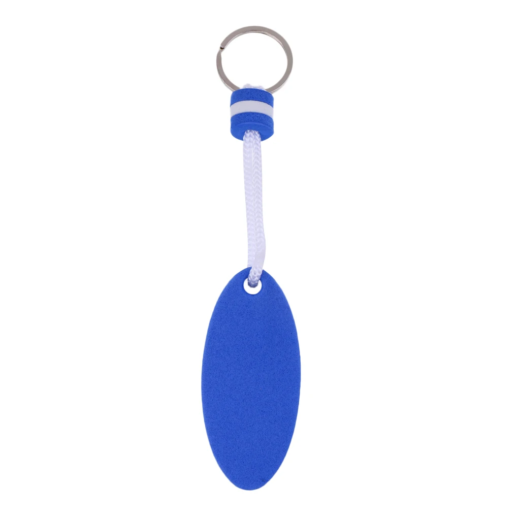 Perfeclan Key Ring Floating Boat Key Chain Key Ring -Marine/Water Sports/Creative Foam Keychain- Surfboard Shape Blue