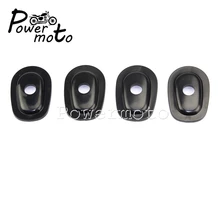 Preto Moto Reequipamento Traseira Frente Turn Signal Spacer Adaptador Indicador para YAMAHA YZF 600 YZF 1000 FJR FAZER YZF-R6 YZF-R1 1300