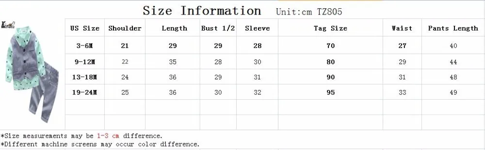 Kimocat/новая одежда для малышей весенне-осенние хлопковые костюмы с длинными рукавами для маленьких джентльменов 3 предмета(жилет+ рубашка+ штаны