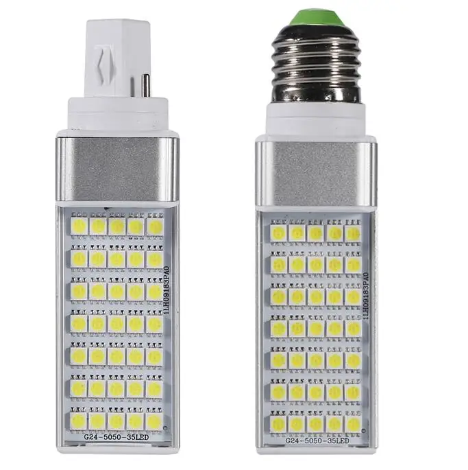 E27 G24 SMD 5050 светодиодный светильник 5 Вт 7 9 11 13 Вт|e27 base light bulb|e27 cfllight big |