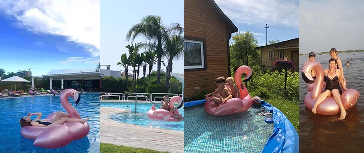 60 polegadas Rosa Dourada Flamingo Brinquedos Festa