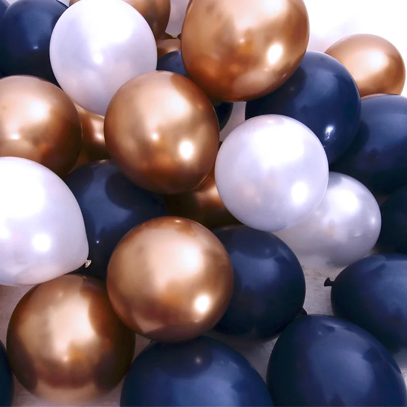 

15pcs Navy blue balloons dark blue ruby air ballon birthday wedding party decoration baby shower latex balloon