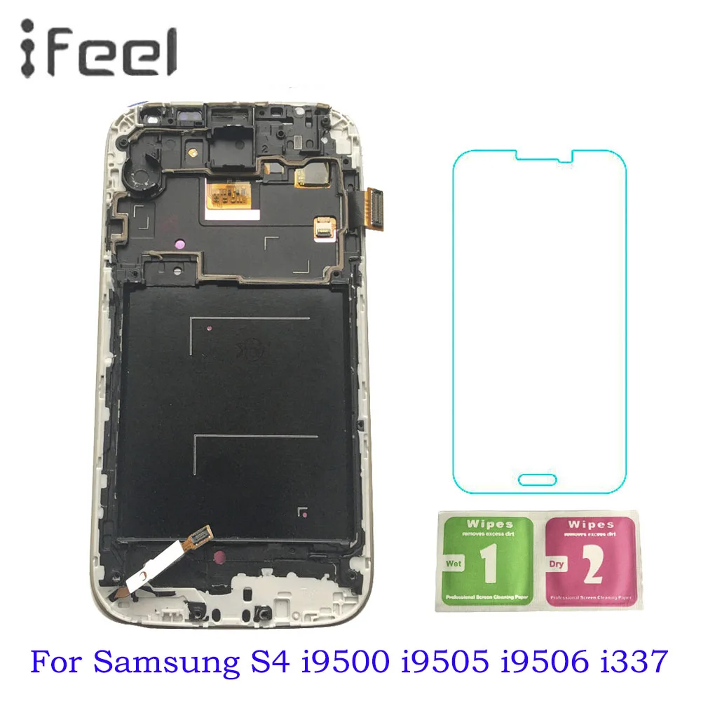 

5.0'' S4 LCD for SAMSUNG Galaxy S4 GT-i9505 i9500 i9505 i9506 i9515 i337 LCD Display + Touch Screen with Frame Digitizer