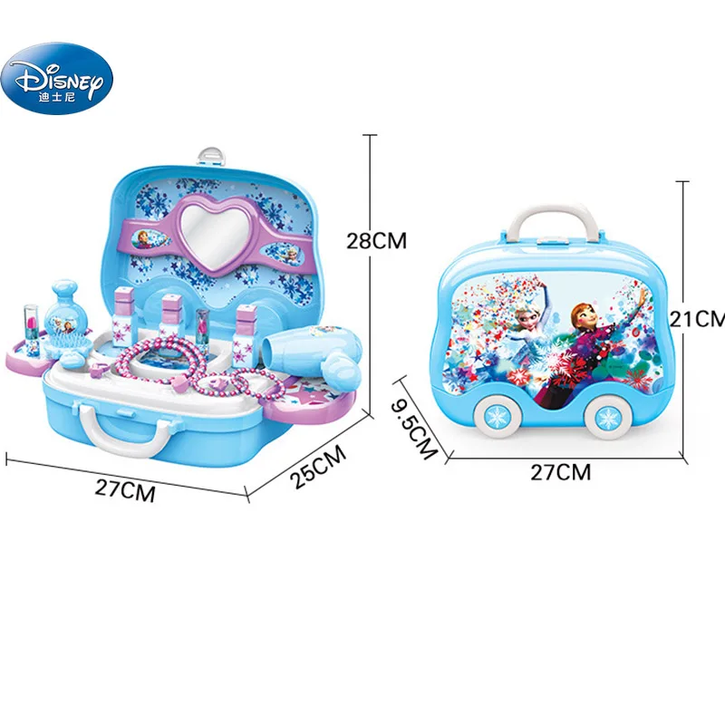 Disney frozen elsa and anna Makeup set Fashion House Simulation Dresser Toy Beauty pretend play for kids birthday gift Disney frozen elsa and anna Makeup set Fashion House Simulation Dresser Toy Beauty pretend play for kids birthday gift