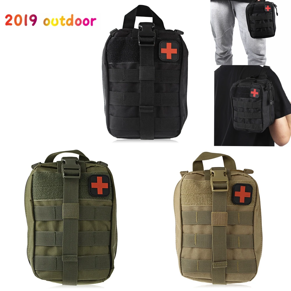 

Nylon First Aid Bag Tactical Molle Medical Pouch EMT Emergency EDC Rip-Away Survival IFAK Utility Car Airsoft Hunting