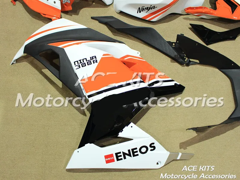 Новый мотоциклетный обтекатель abs для Kawasaki Ninja300 2013 2017 инъекции кузова