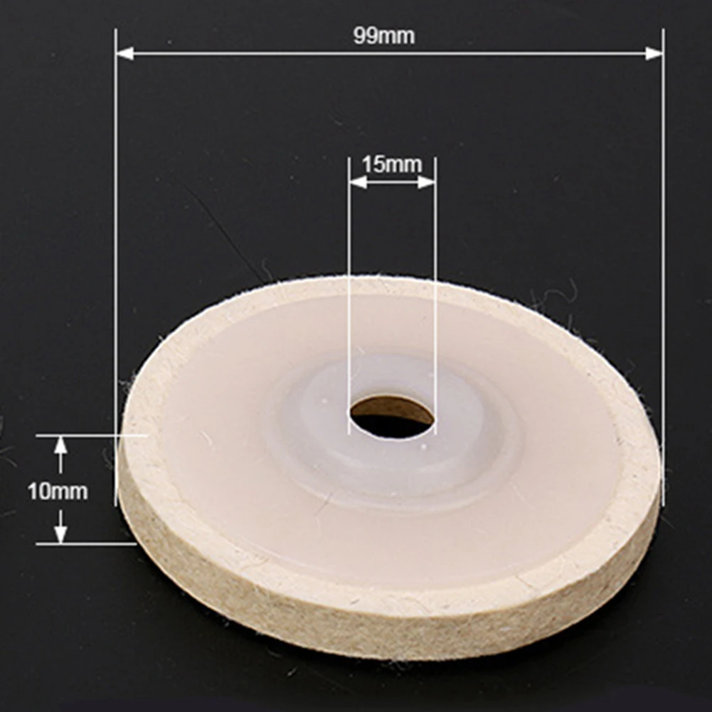 4 дюймов шерстяного войлока ограночного диск болгарки для роторный инструмент 1 предмет для угловая шлифовальная машина и шлифовальный