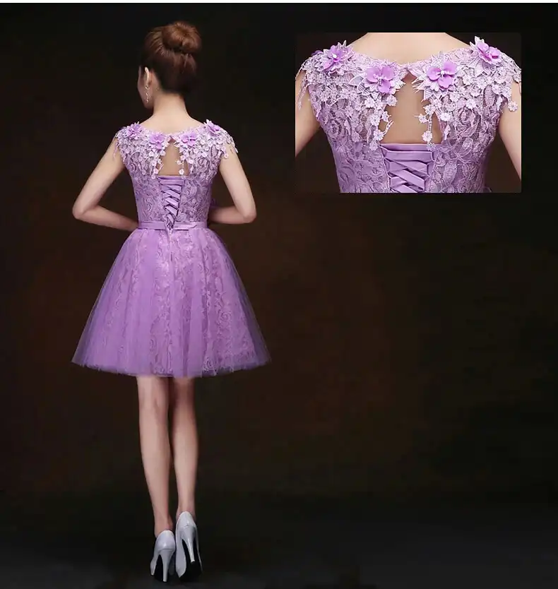 light purple wrap dress