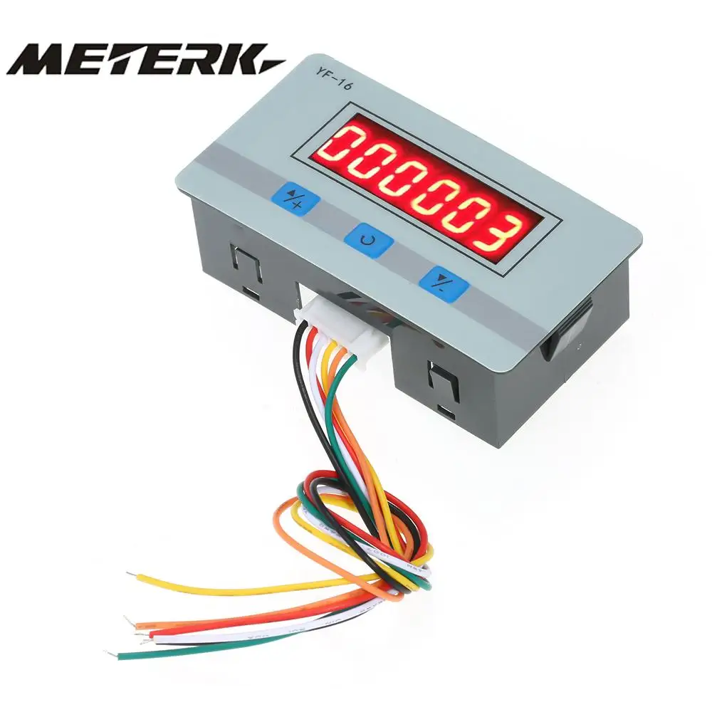 Цифровой мини счетчик с ЖК дисплеем DC/AC5V ~ 24V электронный тотализатор интерфейсом