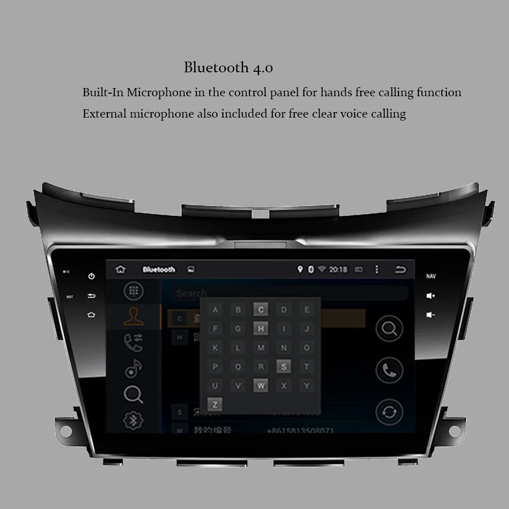 Discount 4G RAM 8 Core Android 9.0 CarGPS Navigation for NISSAN Murano 2015-2019 Support 3/4G WIFI BT SWC Audio head Unit Car multimedia 3