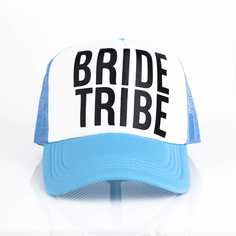 VORON невесты/надпись «Bride Tribe» девичник Шапки Для женщин свадебные Preparewear шляпы водителя грузовика белый неоновый летнее Сетчатое платье;