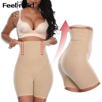 

FeelinGirl Sexy Butt Lifter Women Seamless Shapewear Tummy Control Panty High Waist Trainer Body Shaper Lady Corset Underwear