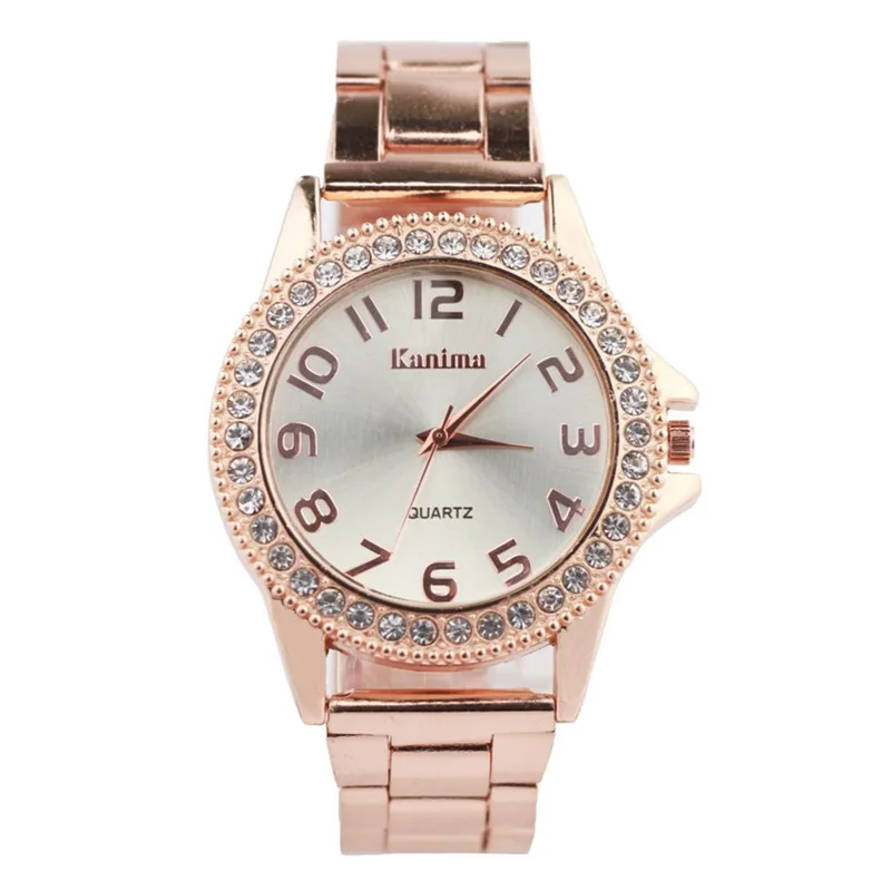 

2018 New Famous Brand Women Gold Geneva Stainless Steel Quartz Watch Military Crystal Casual Analog Watches Relogio Feminino Hot