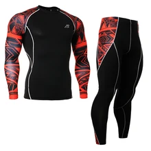 Жизнь на трек мужская Обтяжку Тренажерный Зал Бег Костюм Обучение ММА Тренировки Фитнес Сжатия Рубашки и Колготки Набор йога Одежда Набор