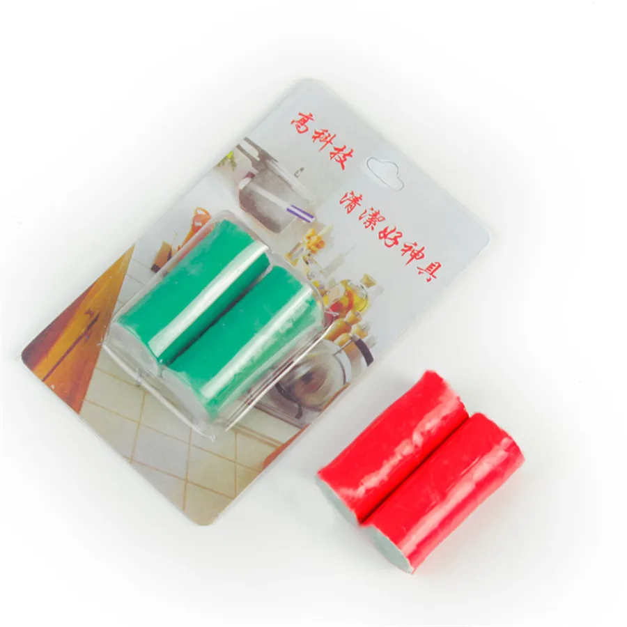 

2 Packs Stainless Steel Decontamination Stick Magic Wand Rust Remover Cleaning Metal Cleaning Brushes