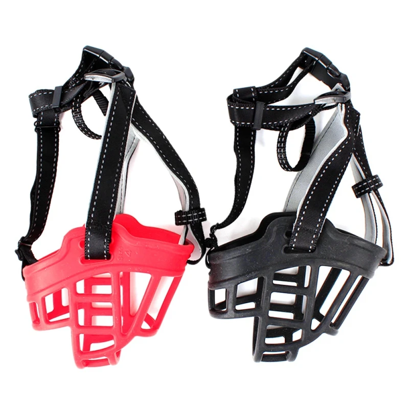 Comfortable Muzzles for Dogs Mask Goods for Pets Muzzles Soft Silicone